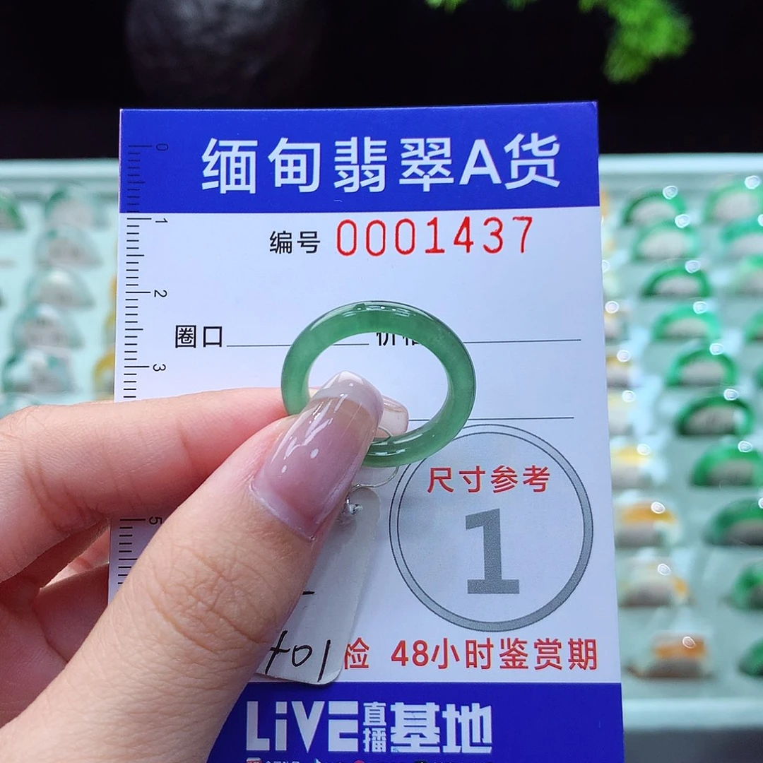 翡翠戒指未镶嵌12号