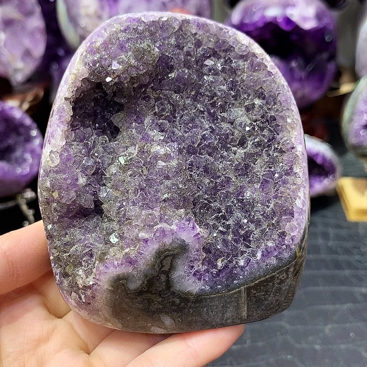 珠宝半成品紫晶未镶嵌