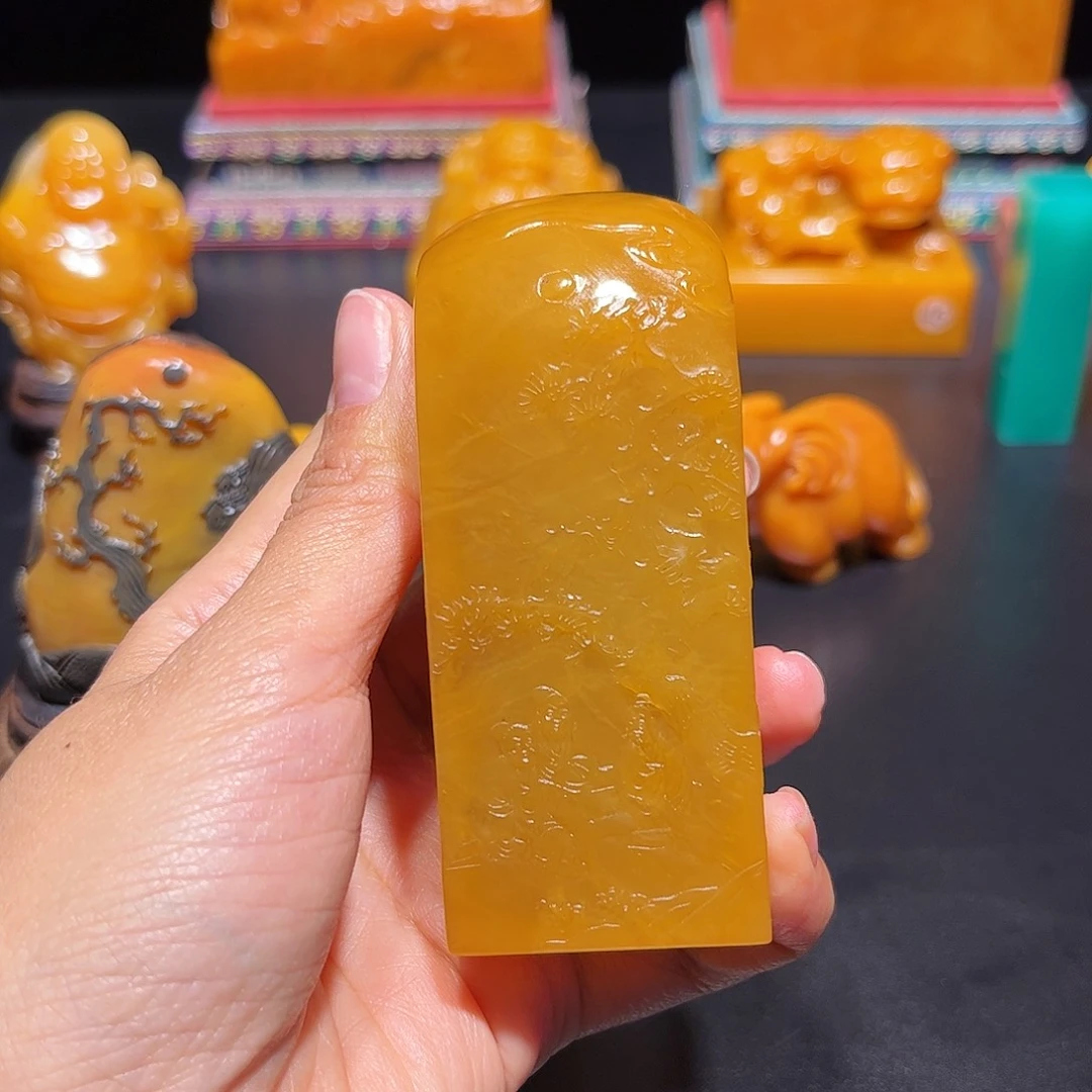 田黄石碧**天石雕石雕石雕