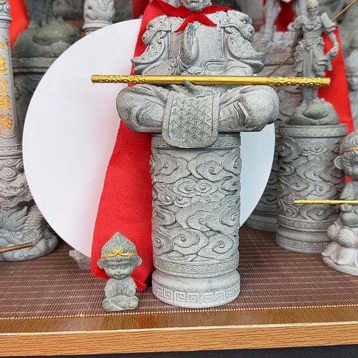 石材悟空+祥云柱