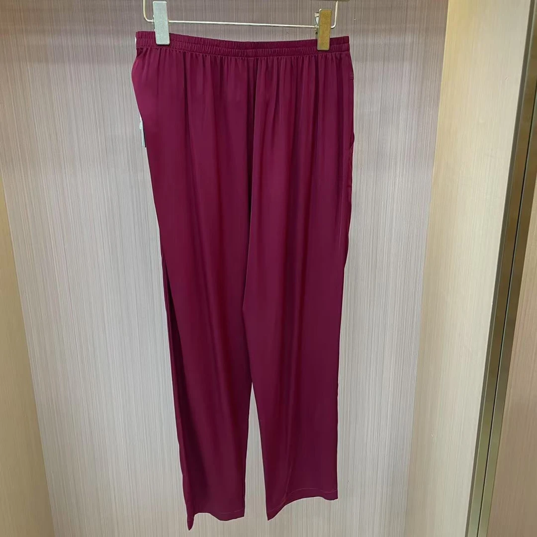 【LJWM】桑蚕丝休闲裤 A603