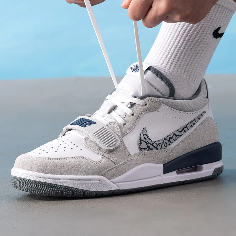 耐克NIKE男鞋JORDAN LEGACY篮球鞋AJ312低帮休闲运动鞋CD7069-124