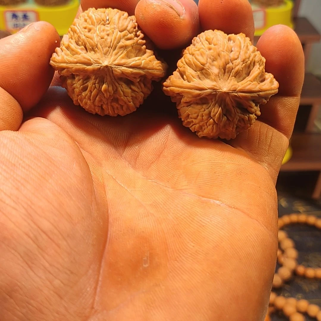 文玩核桃把件磨盘37