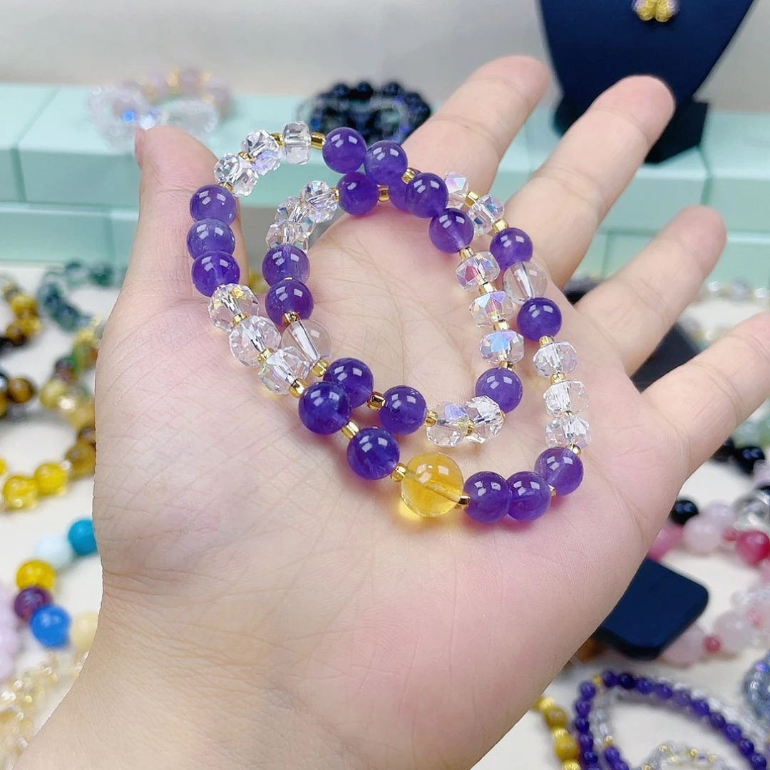 手饰针钠钙石银S925镀金镶嵌