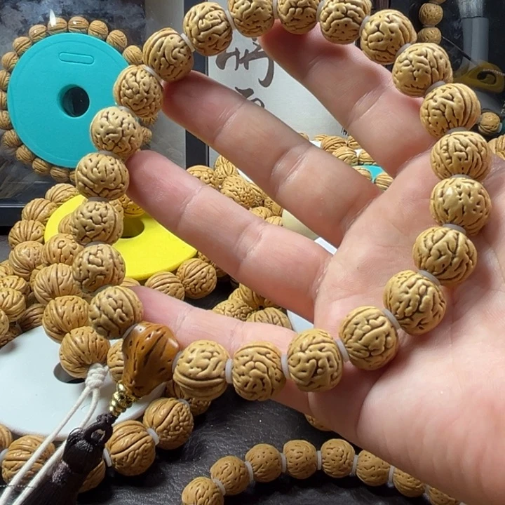 桃核手串物***?15尺寸大肠纹