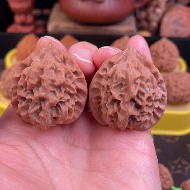 吊坠文玩核桃龙鳞纹36