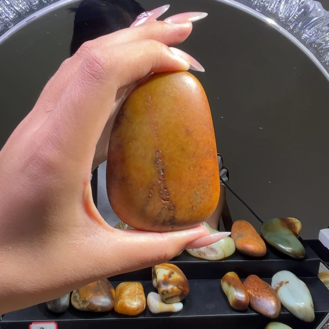 和田玉未镶嵌挂件171.5