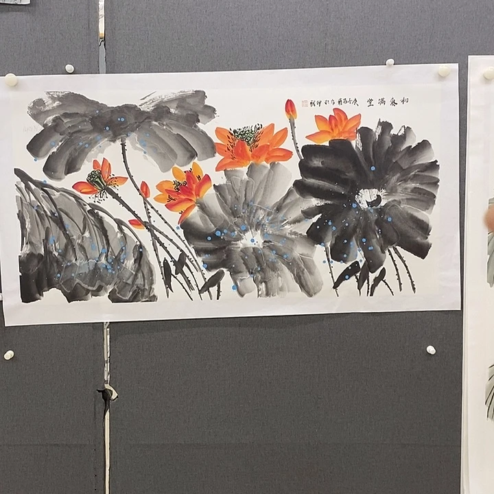 国画手绘手写作品128