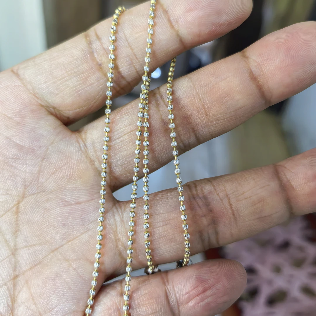 18k金项链时尚大气