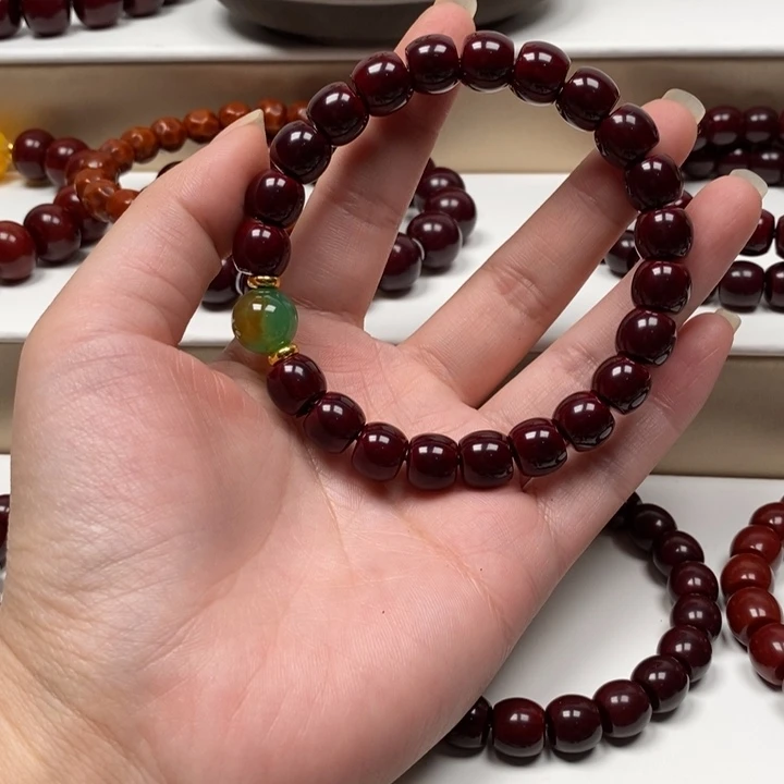 核桃手串/手链窑****盟猴头雕刻