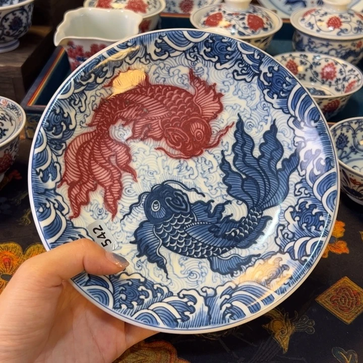 摆件景德镇茶器百宝箱陶瓷