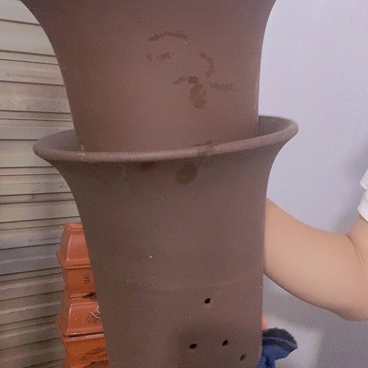 无花朵哈哈哈18+18素面兰花盆