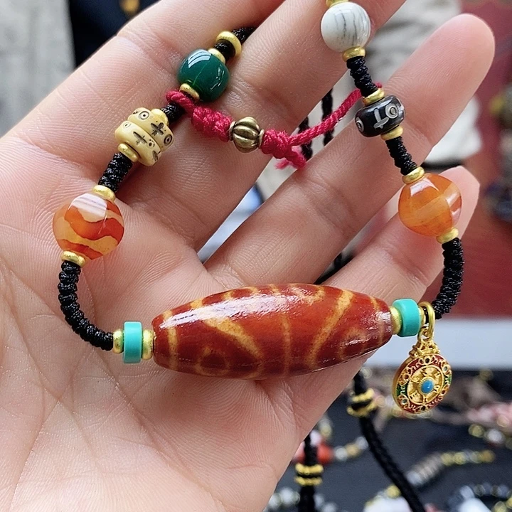 玛瑙/玉髓合金颈饰