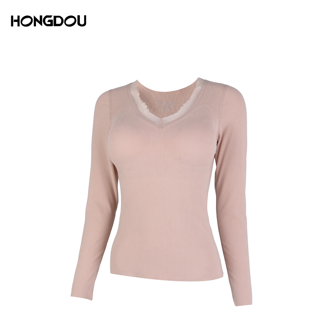 Hodo/红豆【女神打底衣2.0】新款软糯舒适休闲保暖打底衣-6774