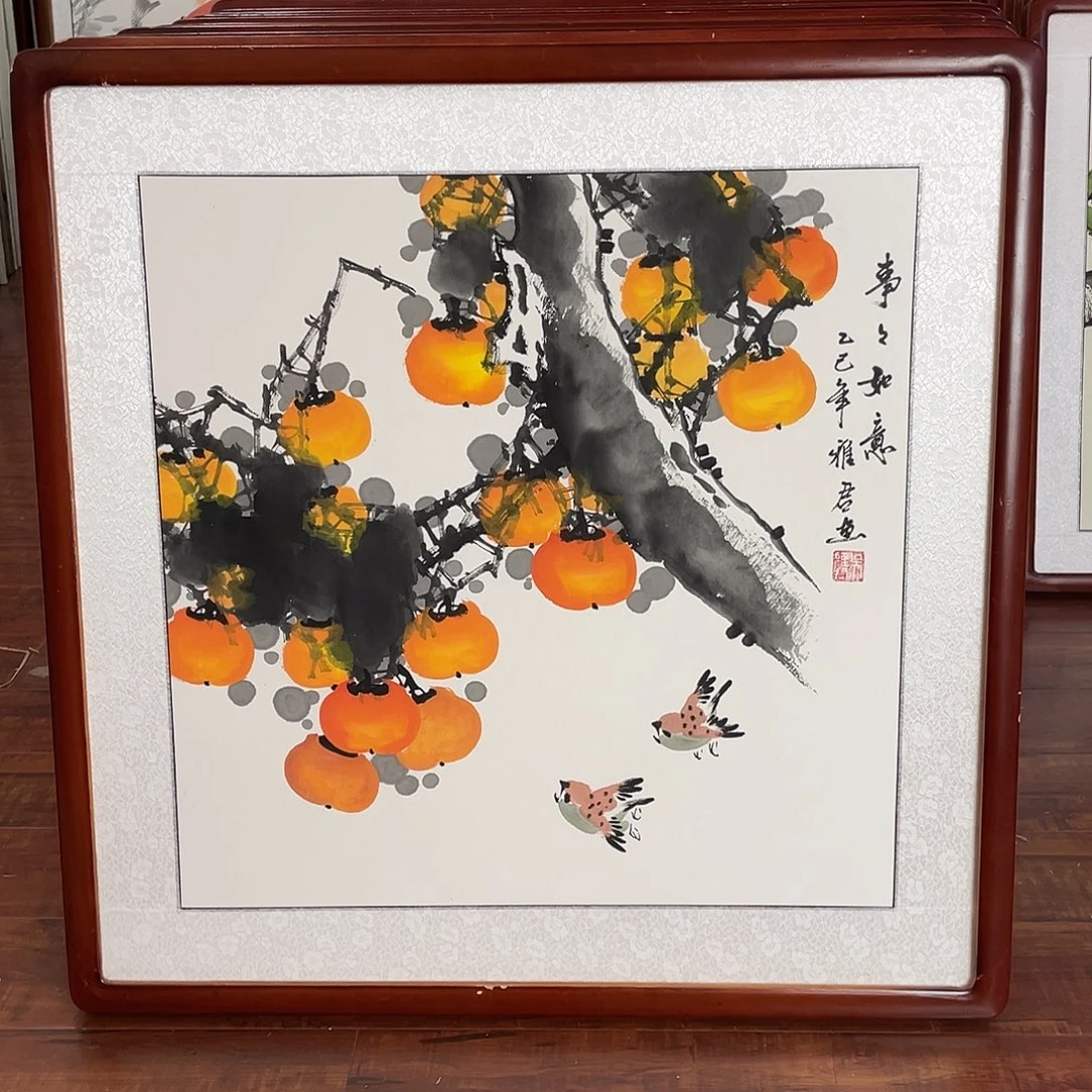 国画带框尺寸63*63厘米