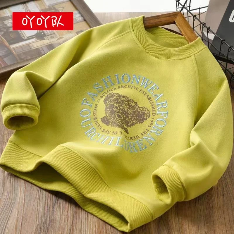 儿童装男童卫衣春秋2025新款秋装男孩中大童秋季洋气痞帅上衣潮