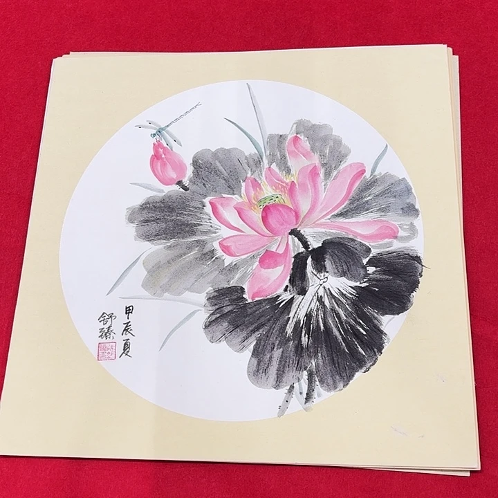 国画花鸟等图案和50.50