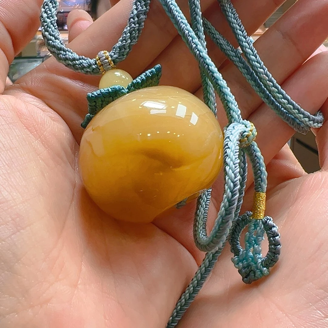 未镶嵌琥珀珠宝奇石吊坠