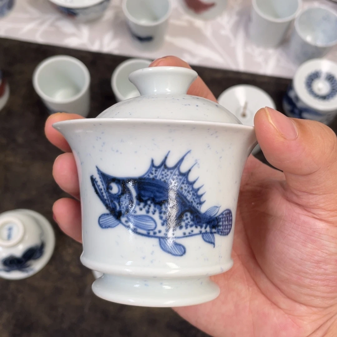 景德镇手工手绘陶瓷110cc