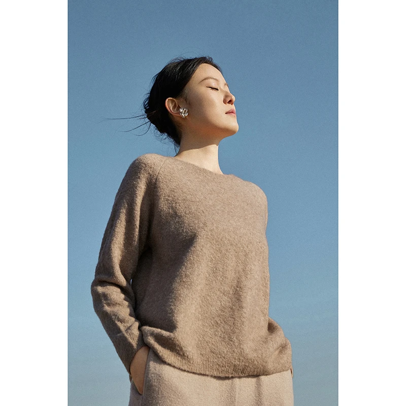 Say Ya【幻】特殊纱蜜猫系列慵懒套头衫 松软治愈感的简约