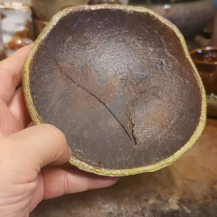 瓷片玉**香手工高温原矿窑变