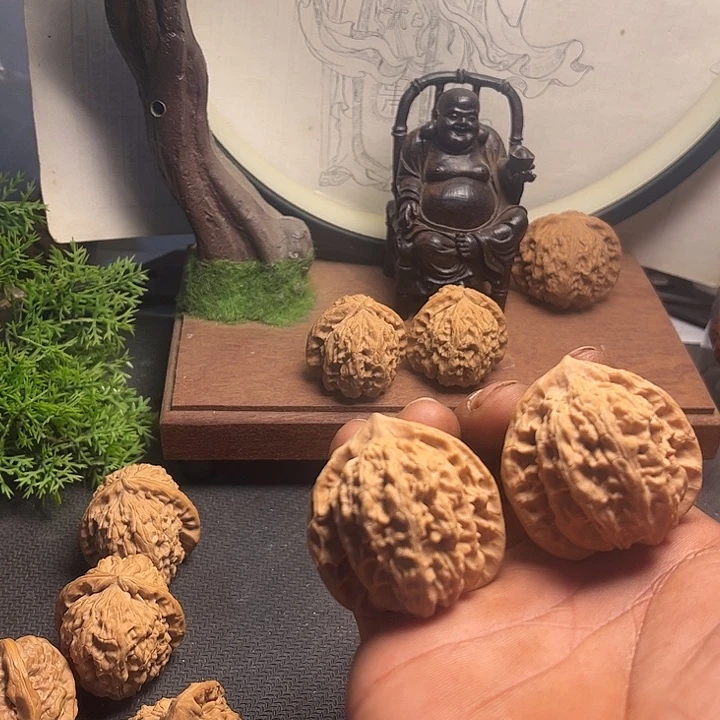 吊坠文玩核桃42盘龙虎