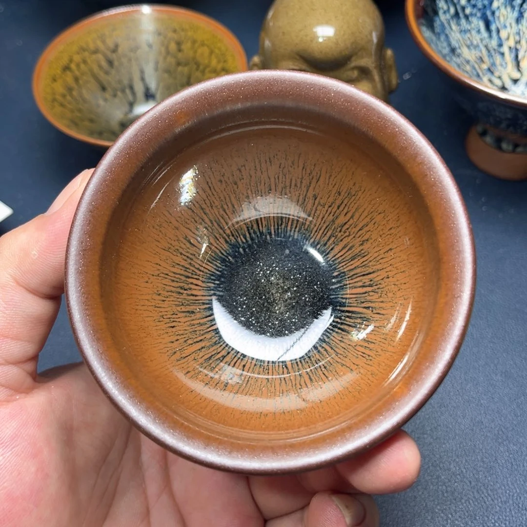 茶盏建盏手握泡茶主人杯