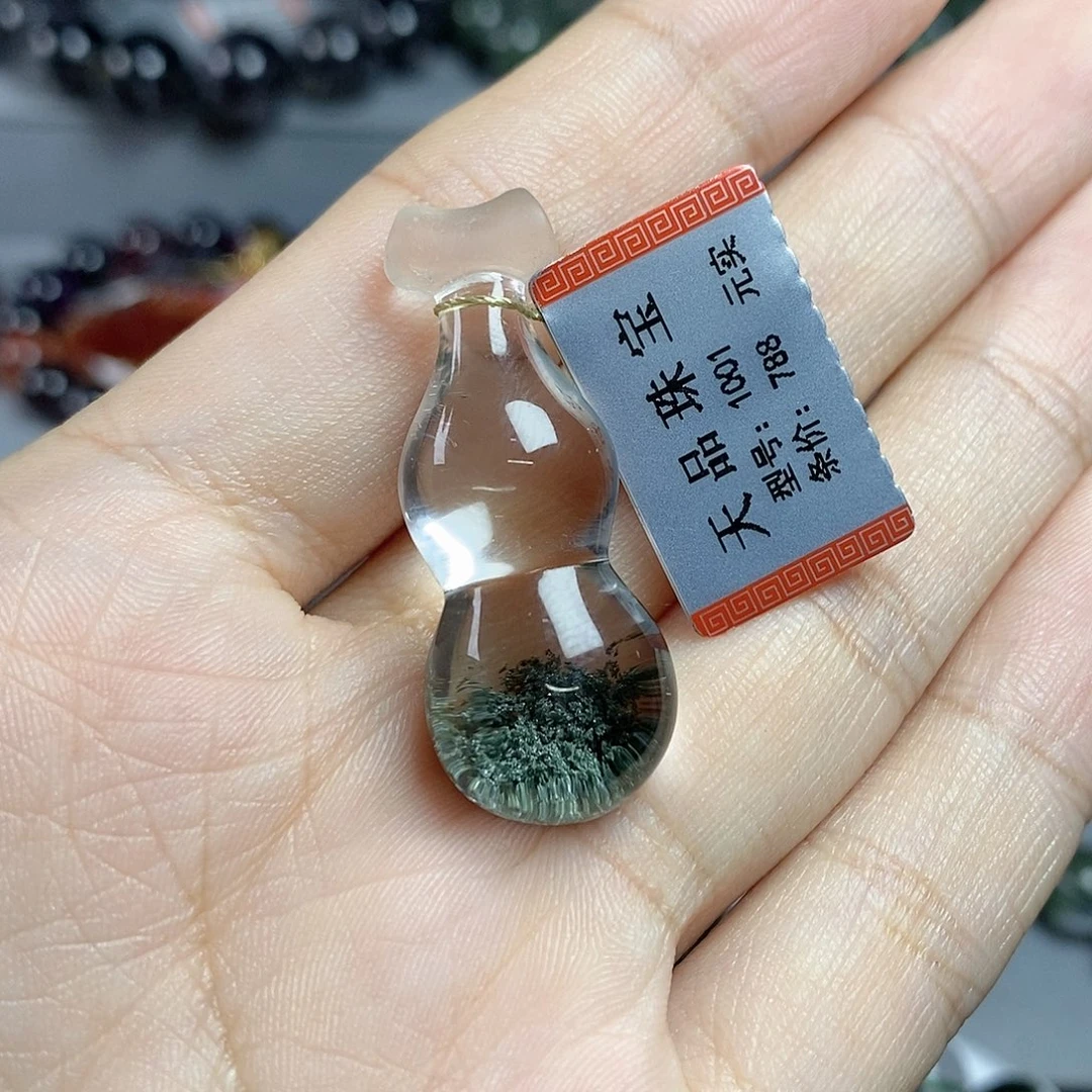 水晶未镶嵌手链绿幽灵1001
