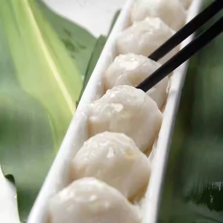 手工鱼丸新鲜制作无添加火锅烧烤食材鲜嫩爽滑