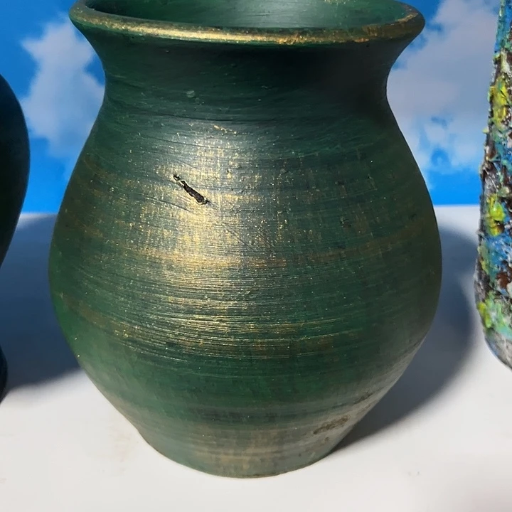 绿金福袋高20口15带孔'