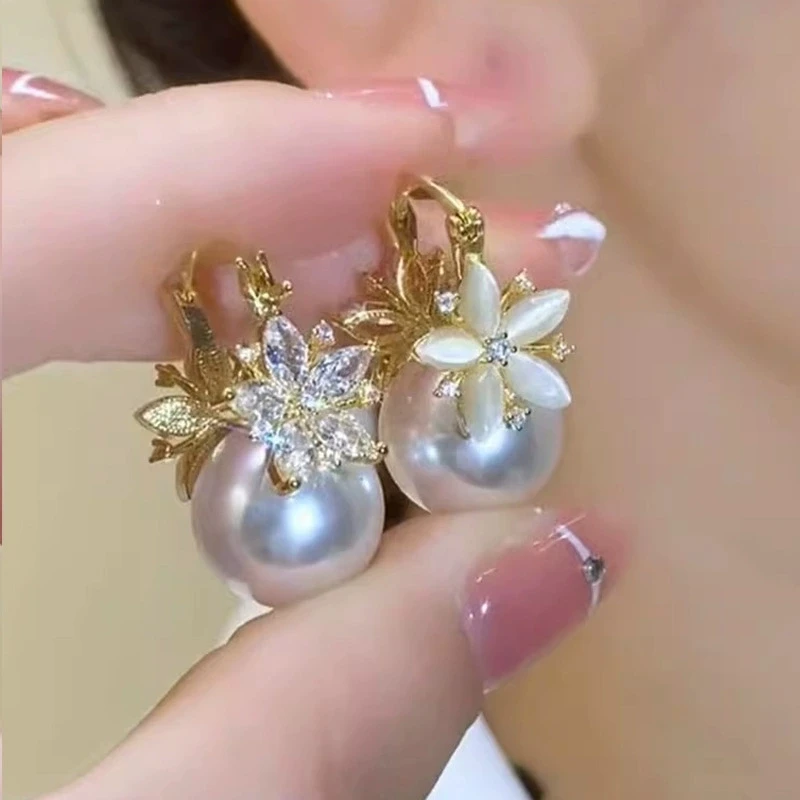 铜合金耳饰 【O8】气质轻奢百搭简约简约优雅精致网红设计师耳环