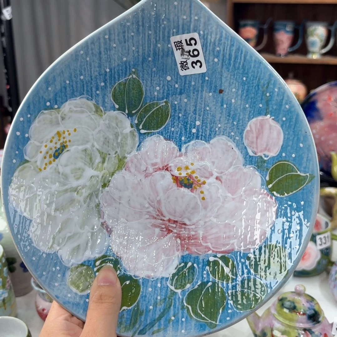 景德镇手绘高温釉下彩陶瓷茶具