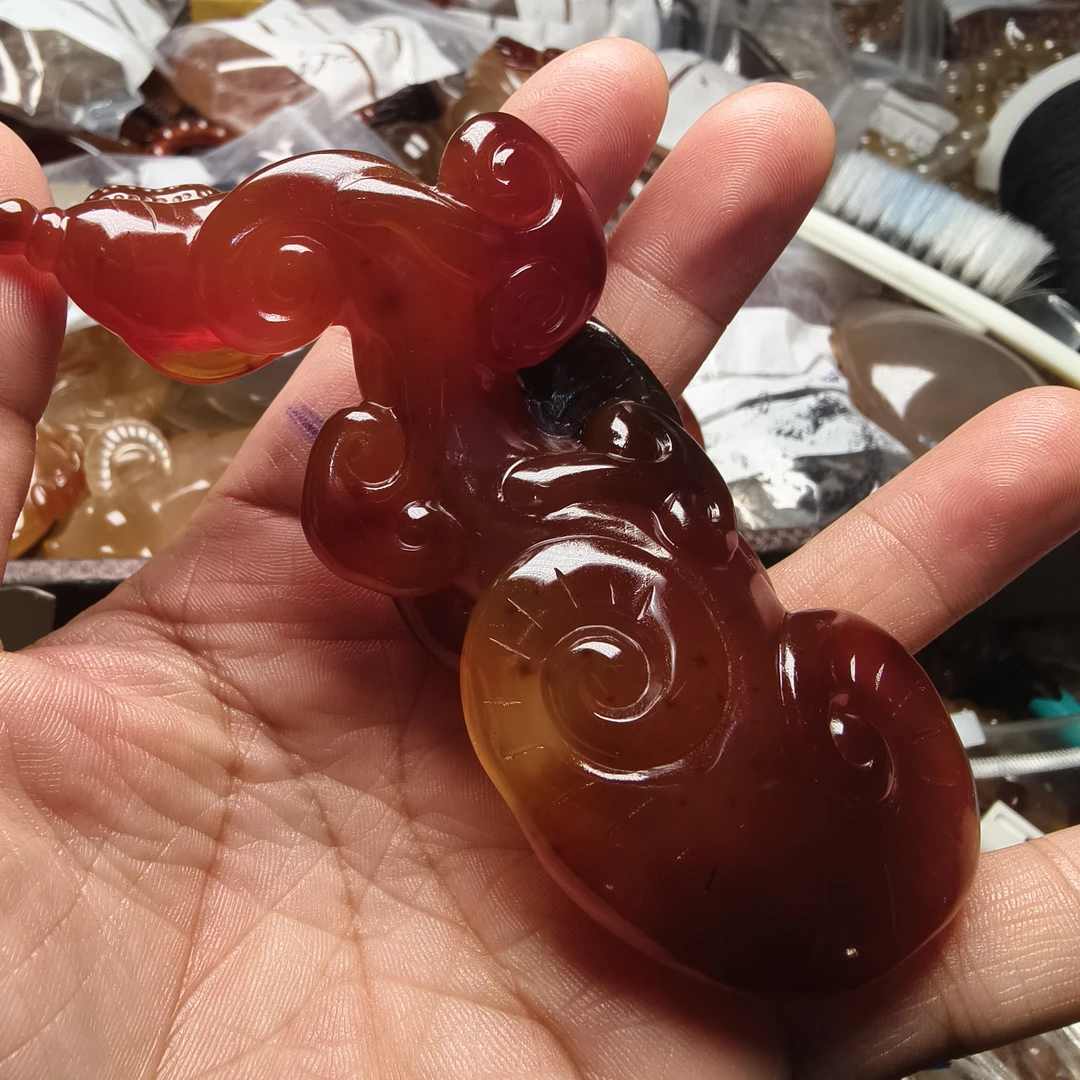 81号北红玛瑙如意事事如意