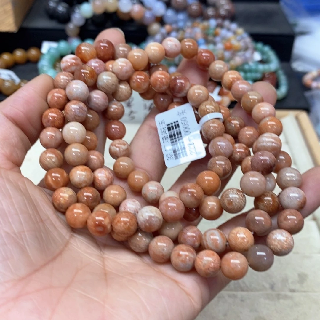 硅化珊瑚（珊瑚玉）手链未镶嵌未****好339