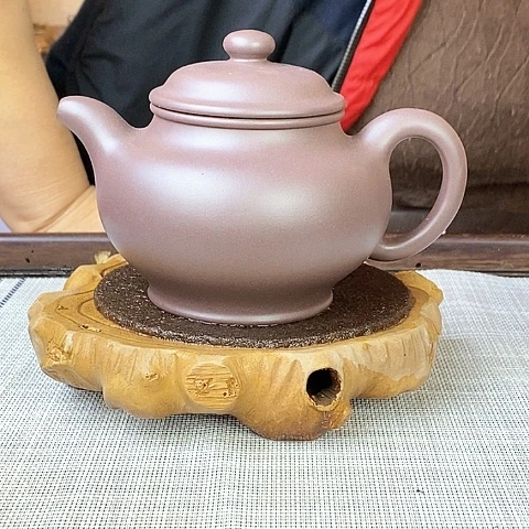紫砂茶壶宜兴紫泥350cc