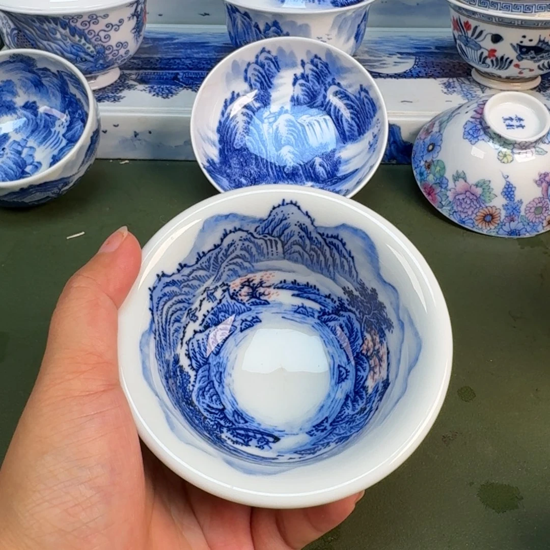 景德镇纯手绘茶具圆圆271