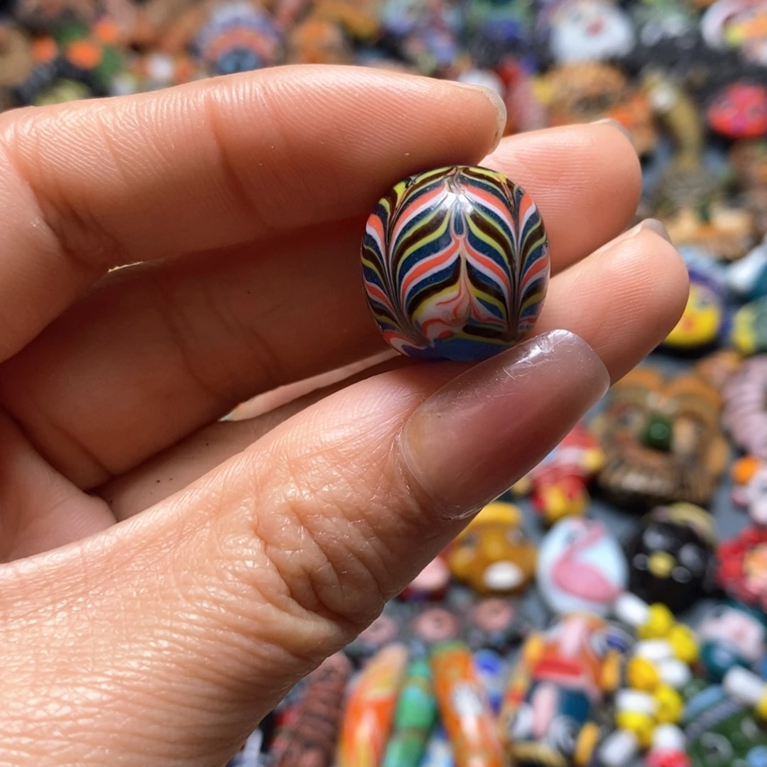 琉璃颈饰印度尼西亚配珠