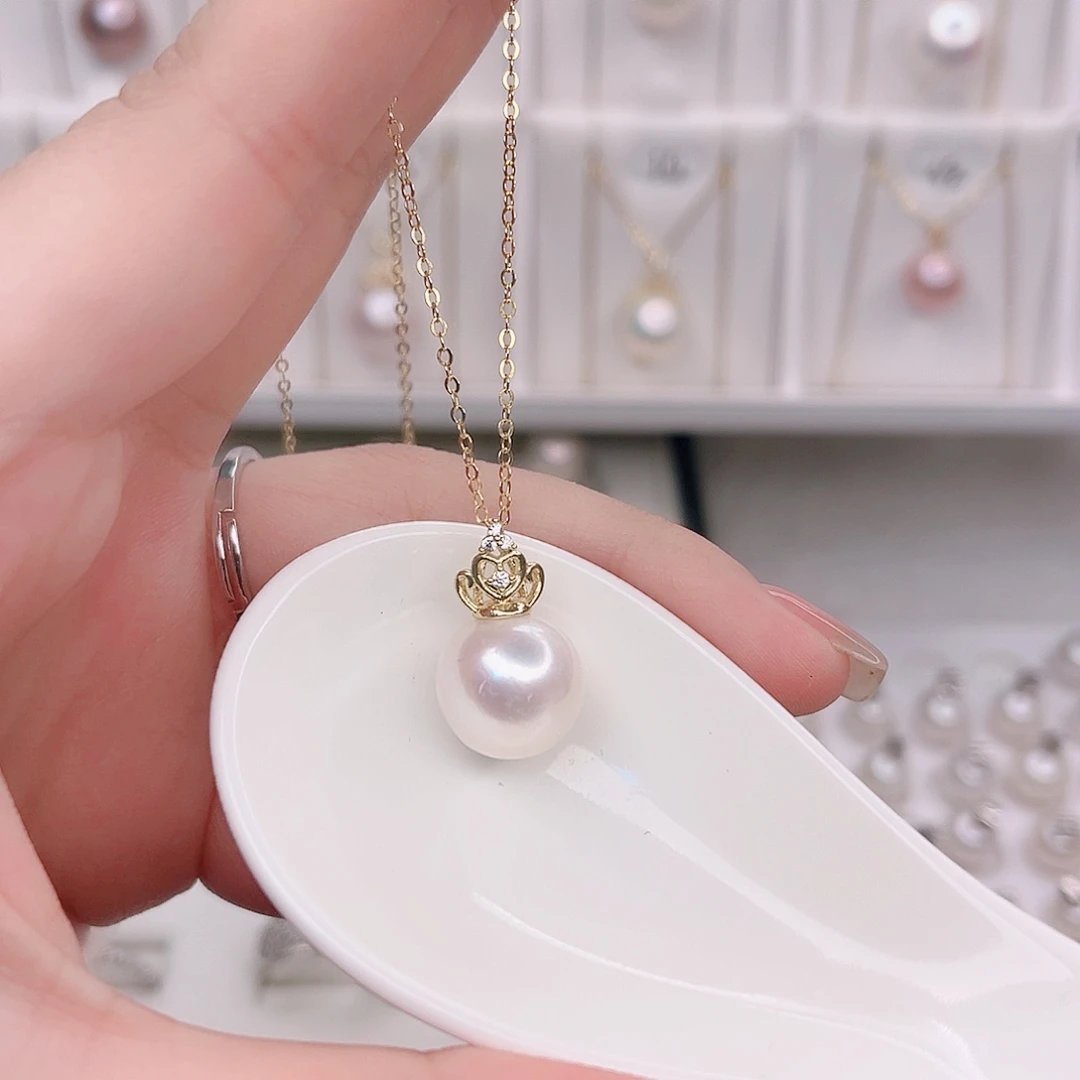 淡水珍珠未镶嵌吊坠(赠链)