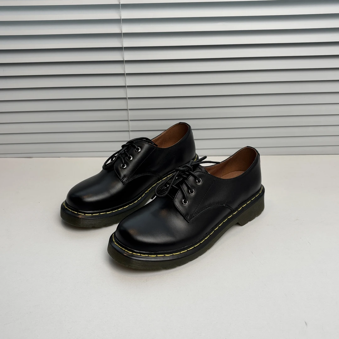 【仅剩36，37码】真皮跟高3cm乐福鞋单鞋Y109