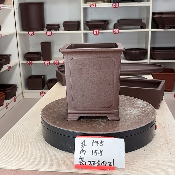 用***6紫砂花盆千筒二个