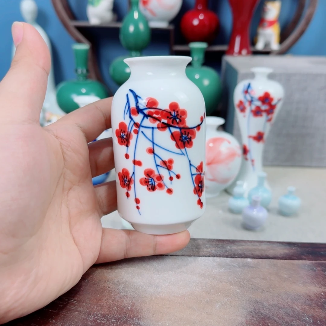 陶瓷手工小花器摆件