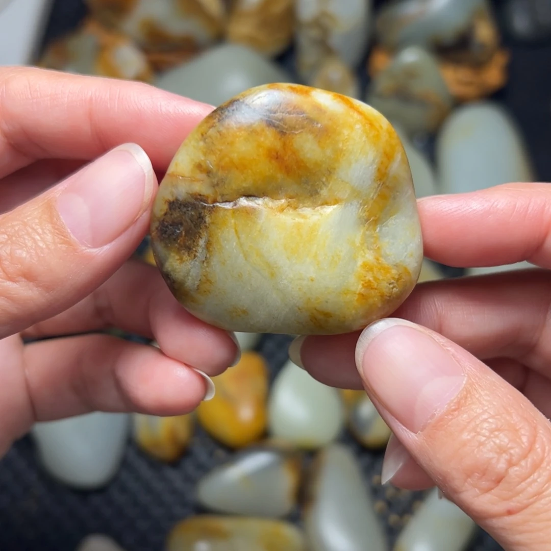 和田玉未镶嵌挂件8