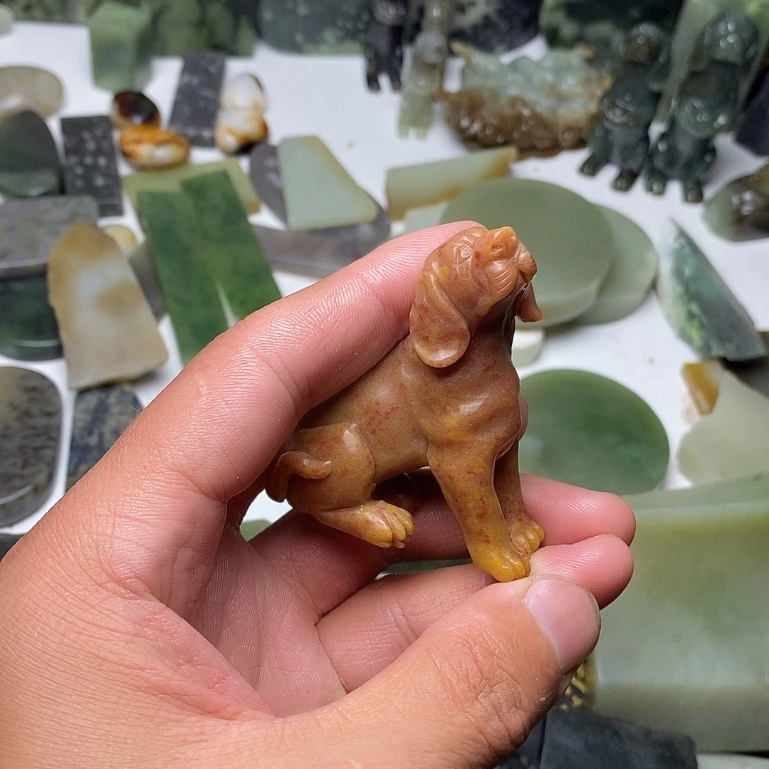 未镶嵌和田玉（糖玉）笔搁