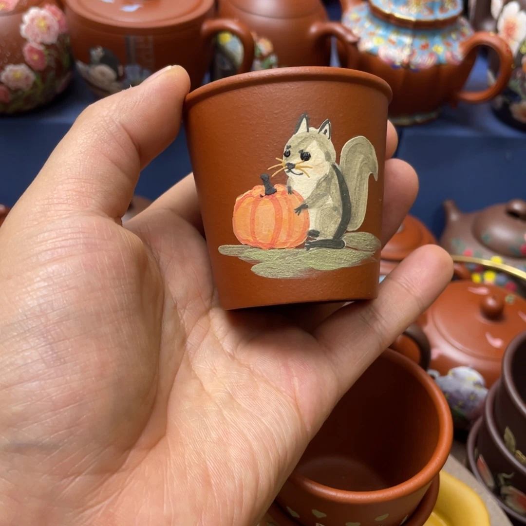 紫砂茶杯紫砂主人杯80cc