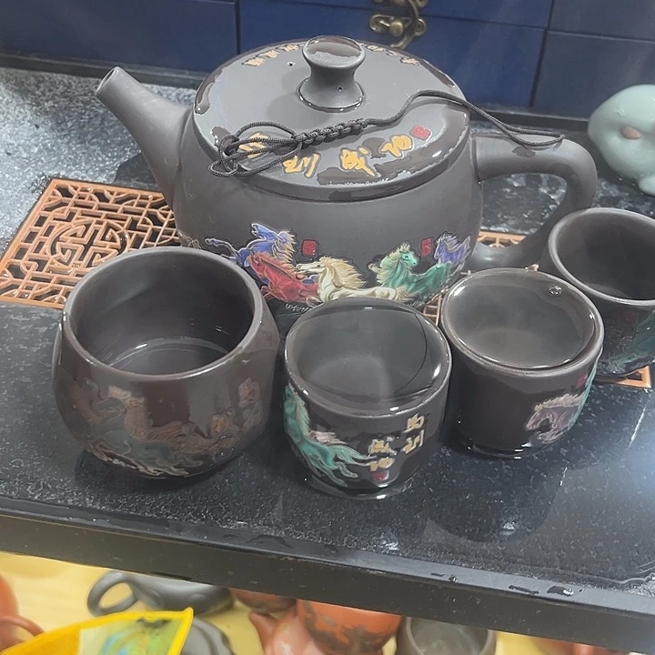 紫砂茶杯紫砂壶一壶4杯