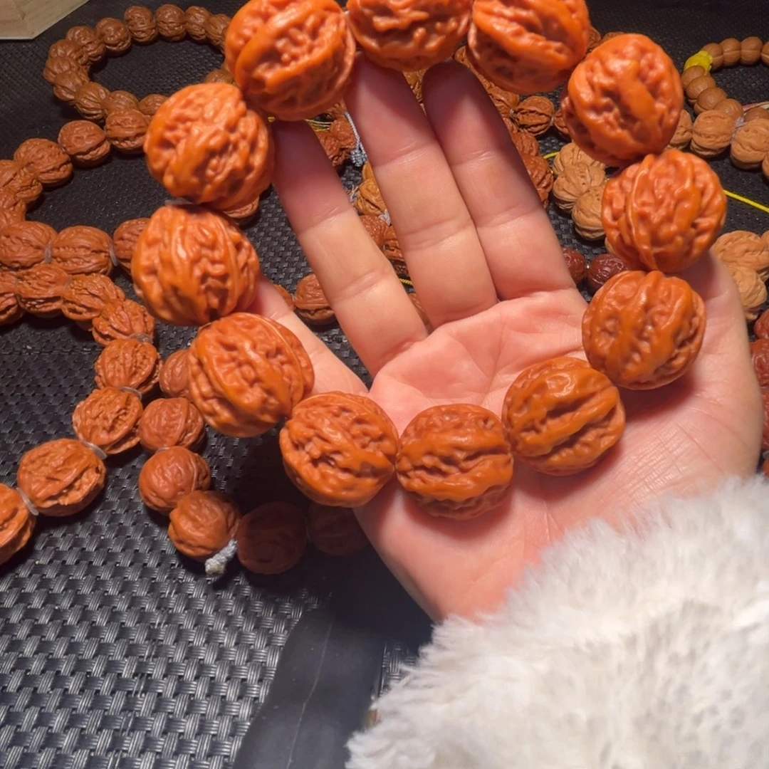 手串文玩核桃京八棱粗筋龙脊23➕
