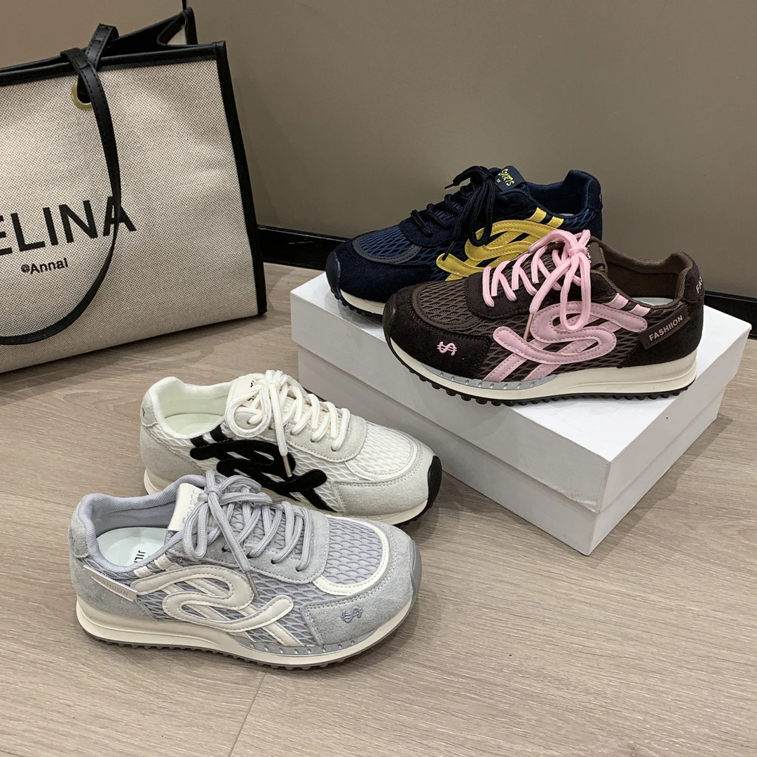 【花本纯】来财美拉德阿甘德训鞋舒适百搭时尚品牌休闲女鞋