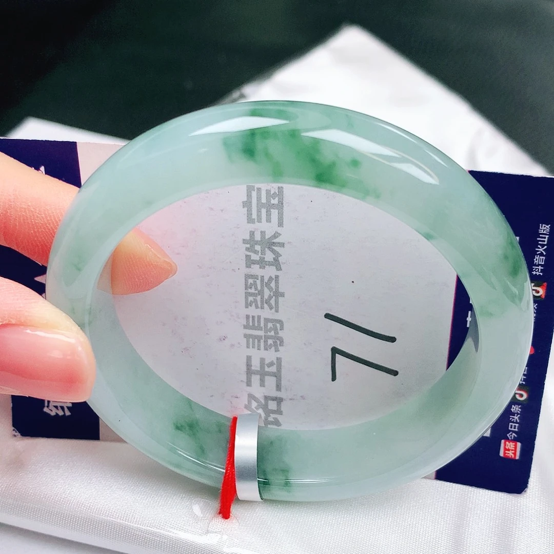 翡翠未镶嵌手镯缅甸天然a货翡翠手镯