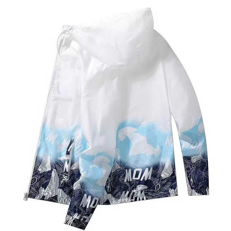 男女同款防晒夹克夏季薄款连帽宽松上衣1115-T1