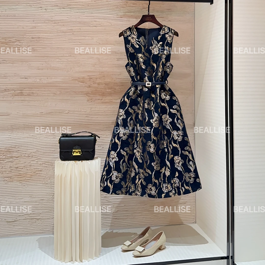 【宠粉价】秋冬新款无袖显瘦国风时尚宽松连衣裙W-A1862